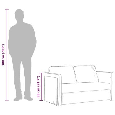 vidaXL Floor Sofa Bed 2-in-1 Light Grey 122x204x55 cm Velvet, light grey vidaXL Floor Sofa Bed 2-in-1 Light Grey 122x204x55 cm Velvet