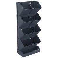 vidaXL Vertical Garden Plant Set 4 pcs Anthracite Polypropylene,  vidaXL Vertical Garden Plant Set 4 pcs Anthracite Polypropylene