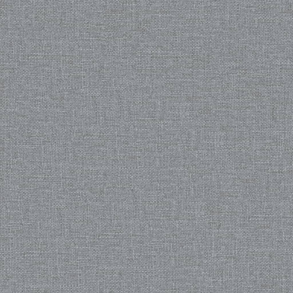 vidaXL Recliner Chair Light Grey Fabric