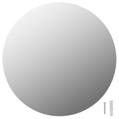 vidaXL Wall Mirror 40 cm Round Glass