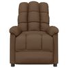 vidaXL Recliner Chair Brown Fabric