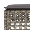 vidaXL 5 Piece Garden Sofa Set with Cushions Grey Poly Rattan