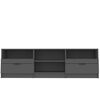vidaXL TV Cabinet Black 150x33.5x45 cm Engineered Wood