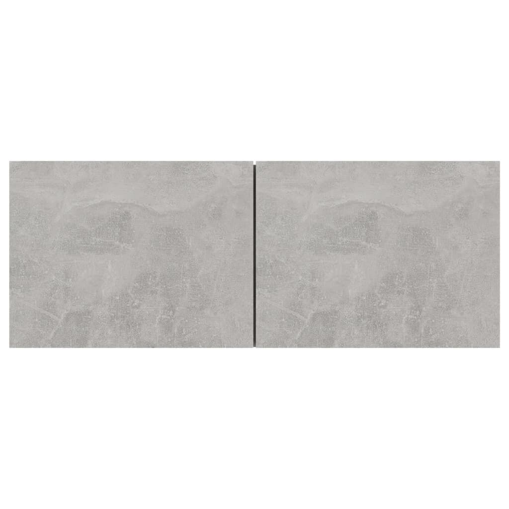 vidaXL TV Cabinets 4 pcs Concrete Grey 80x30x30 cm Engineered Wood