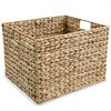 vidaXL Storage Basket Set 3 Pieces Water Hyacinth