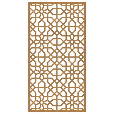 vidaXL Garden Wall Decoration 105x55 cm Corten Steel Moorish Design