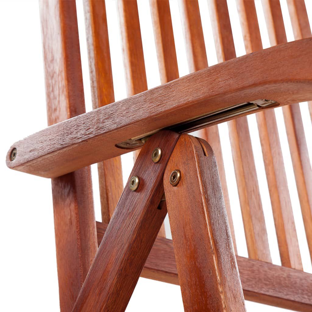 vidaXL Folding Garden Chairs 4 pcs Solid Acacia Wood