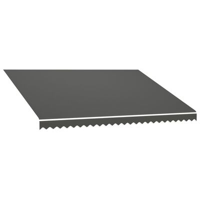 vidaXL Awning Top Sunshade Canvas Anthracite 350x250 cm