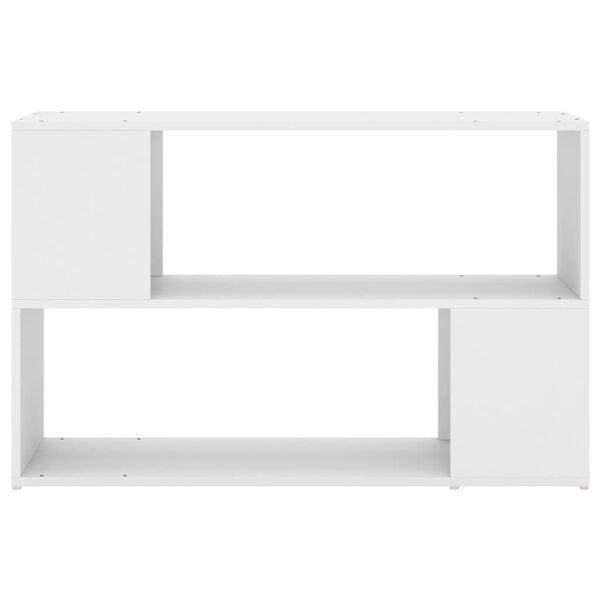 vidaXL Book Cabinet White 100x24x63 cm Engineered Wood