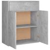 vidaXL Sideboard Concrete Grey 60x30x75 cm Engineered Wood