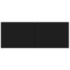 vidaXL 6 Piece TV Cabinet Set Black Engineered Wood