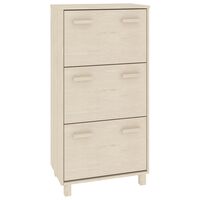 vidaXL Shoe Cabinet HAMAR Honey Brown 59.5x35x117 cm Solid Wood Pine, honey brown vidaXL Shoe Cabinet HAMAR Honey Brown 59.5x35x117 cm Solid Wood Pine
