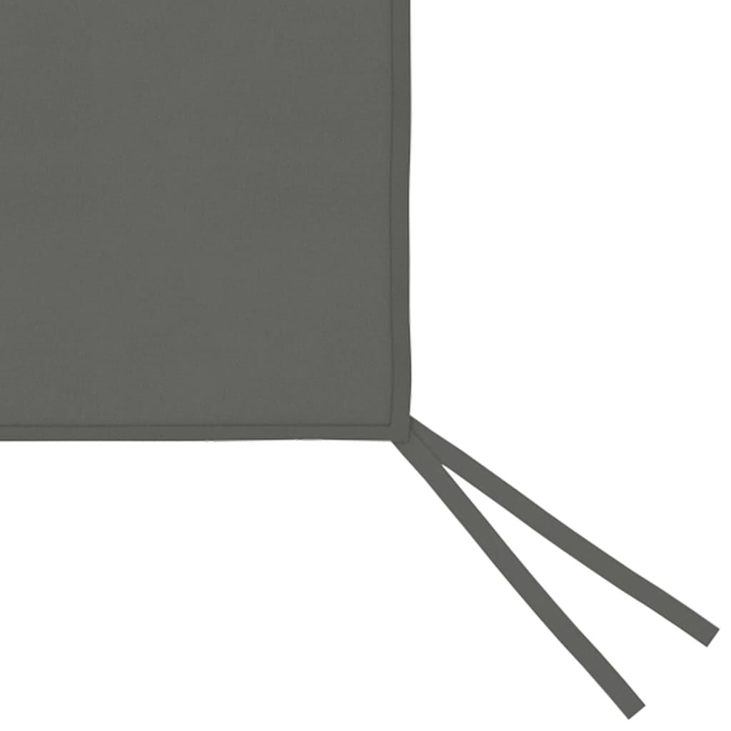 vidaXL Gazebo Sidewall with Windows 4x2 m Anthracite