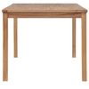 vidaXL 7 Piece Garden Dining Set 150x90 cm Solid Teak Wood