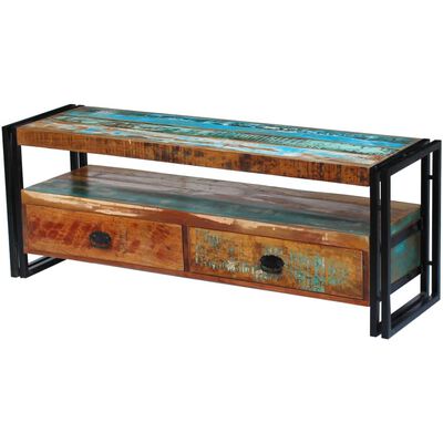 vidaXL TV Cabinet Solid Reclaimed Wood