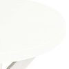 vidaXL Bistro Table White Ø70 cm Plastic