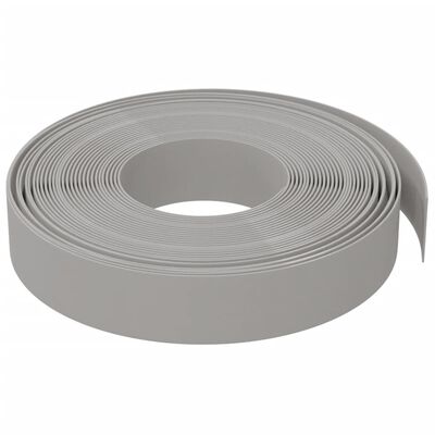 vidaXL Garden Edging Grey 10 m 10 cm Polyethylene, grey vidaXL Garden Edging Grey 10 m 10 cm Polyethylene