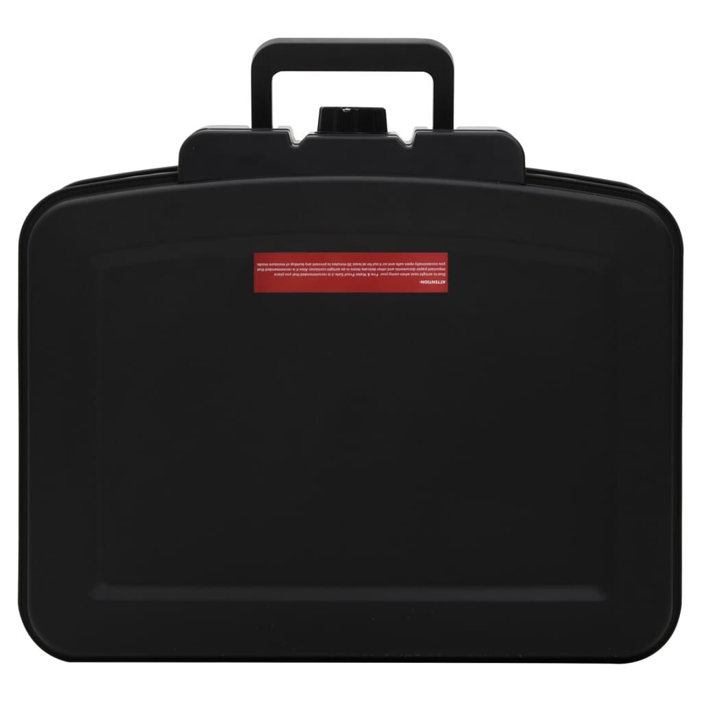 vidaXL Safe Box Black 44x37x16.5 cm
