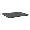 vidaXL Garden Bench Cushion Anthracite 120x(50+50)x7cm Oxford Fabric