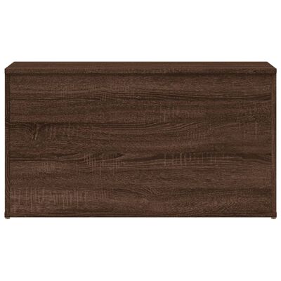 vidaXL Storage Chest Brown Oak 84x42x46 cm Engineered Wood, brown oak vidaXL Storage Chest Brown Oak 84x42x46 cm Engineered Wood