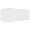 vidaXL 6 Piece TV Cabinet Set White Engineered Wood