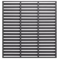 vidaXL Fence Panel WPC 180x180 cm Grey, grey vidaXL Fence Panel WPC 180x180 cm Grey