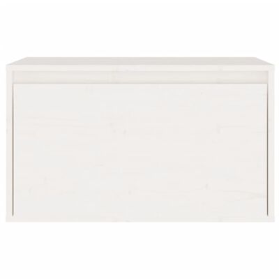 vidaXL Wall Cabinet White 60x30x35 cm Solid Pinewood