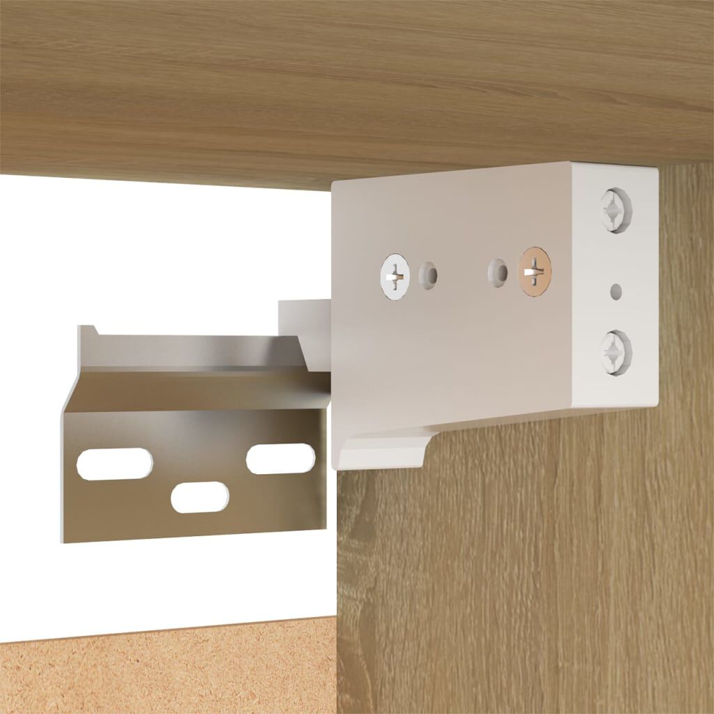 vidaXL Bedside Cabinets 2 pcs Sonoma Oak 30.5x30x30 cm Engineered Wood