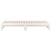 vidaXL Pull-out Day Bed without Mattress White 2x(90x200) cm