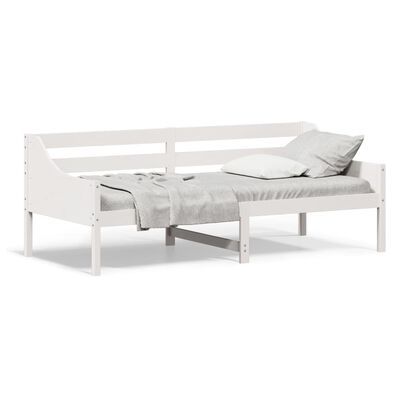vidaXL Day Bed without Mattress White 90x200 cm Solid Wood Pine, white vidaXL Day Bed without Mattress White 90x200 cm Solid Wood Pine