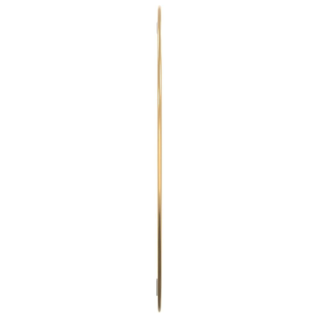 vidaXL Wall Mirror Gold Ø 60 cm Round
