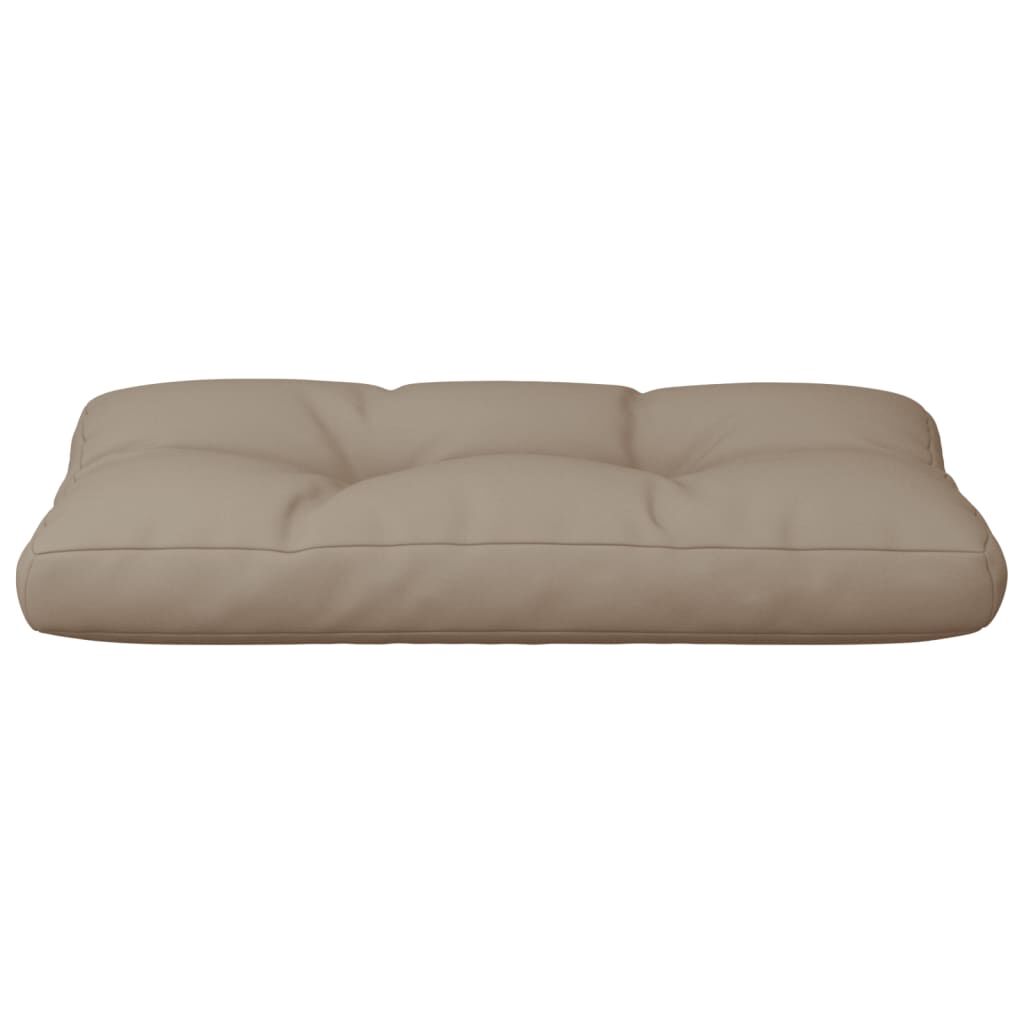 vidaXL Pallet Cushion Taupe 70x40x12 cm Fabric