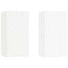 vidaXL TV Cabinets 2 pcs White 30.5x30x60 cm Engineered Wood