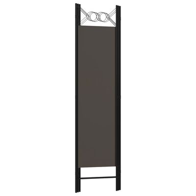 vidaXL 3-Panel Room Divider Anthracite 120x180 cm, anthracite vidaXL 3-Panel Room Divider Anthracite 120x180 cm