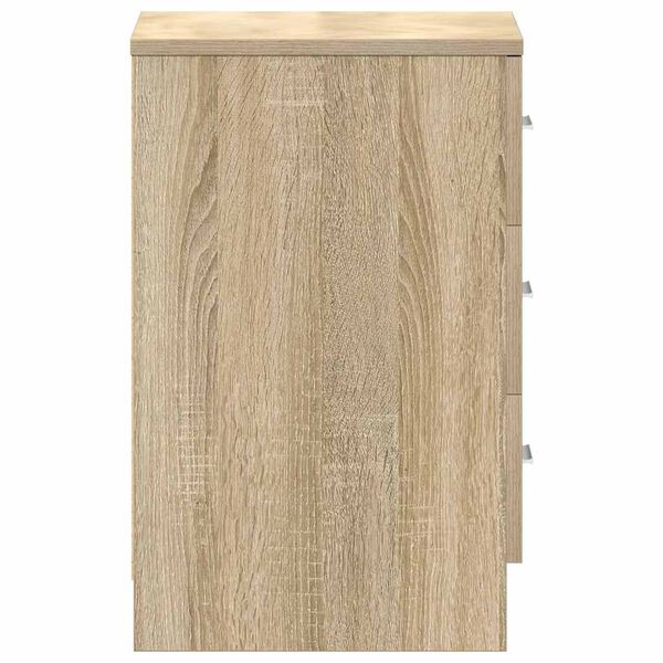 vidaXL Bedside Cabinets 2 pcs Sonoma Oak 38x35x56 cm Engineered Wood