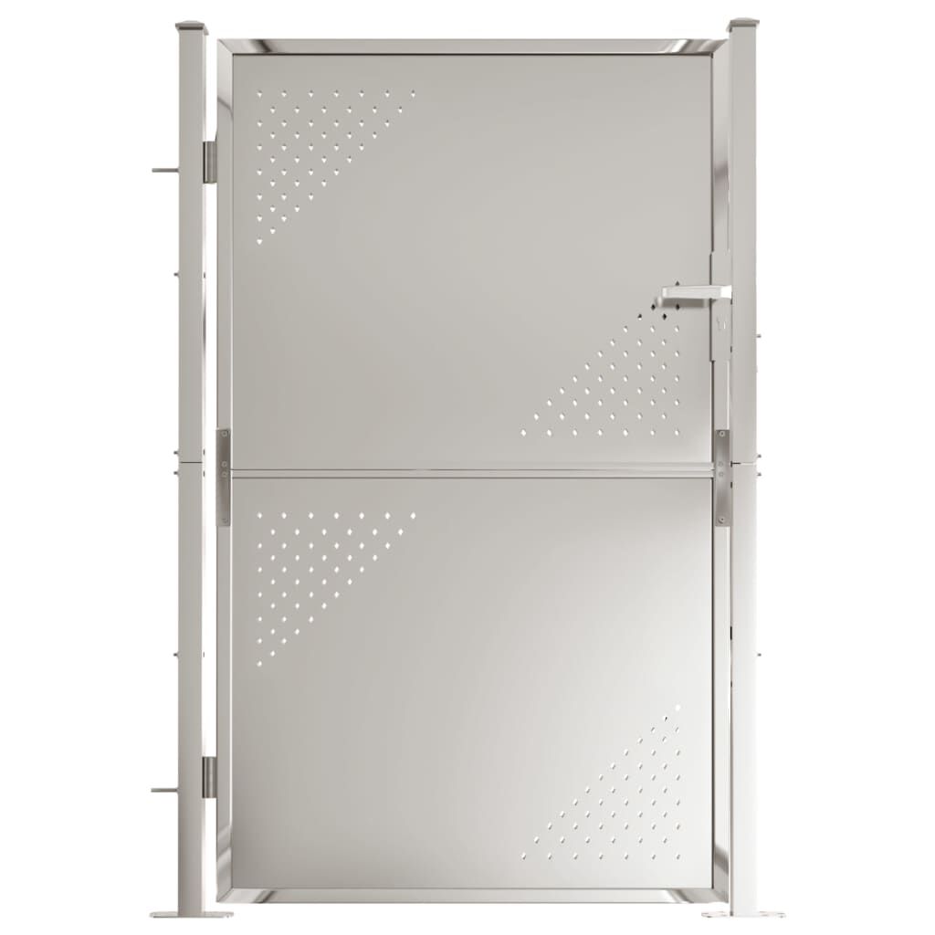 vidaXL Garden Gate 100x150 cm Stainless Steel