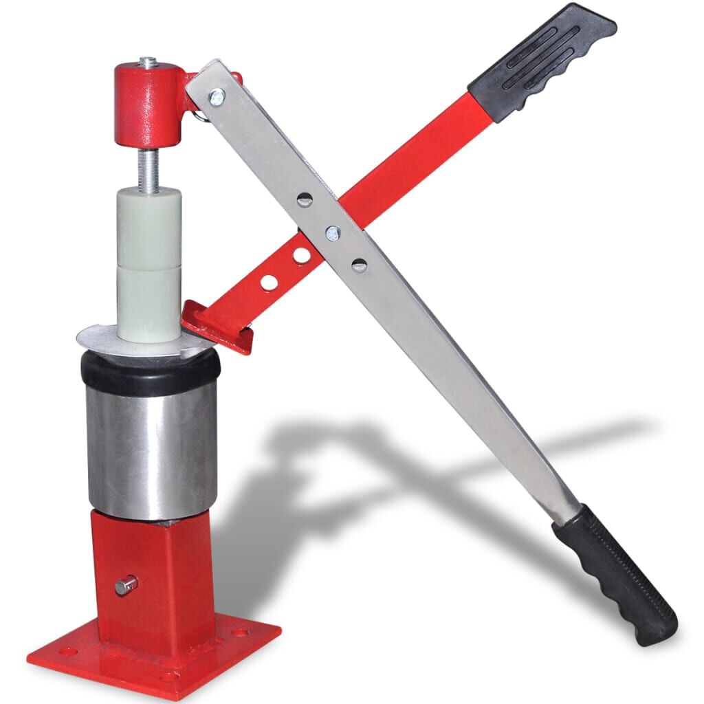 vidaXL Mini Tyre Changer Red