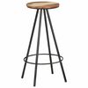vidaXL Bar Stools 2 pcs Solid Reclaimed Wood