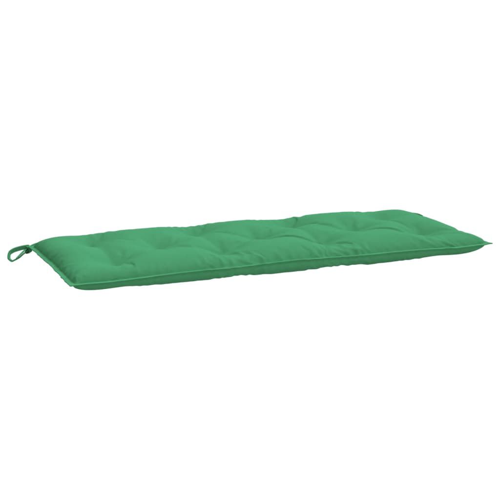 vidaXL Garden Bench Cushions 2pcs Green 120x50x7cm Oxford Fabric
