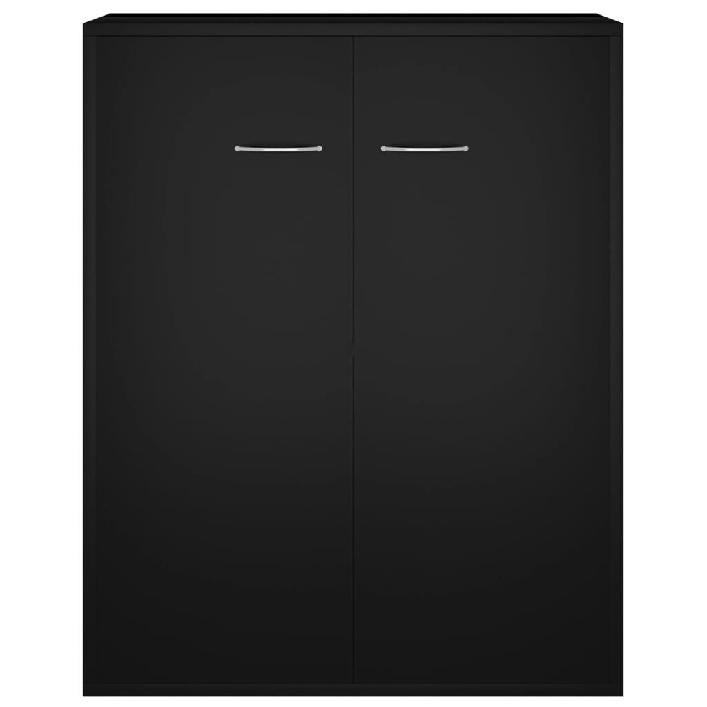 vidaXL Sideboard Black 60x30x75 cm Engineered Wood