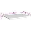 vidaXL Bath Mats 2 pcs 70x50 cm Bamboo