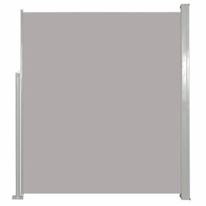 vidaXL Patio Retractable Side Awning 100x500 cm Grey