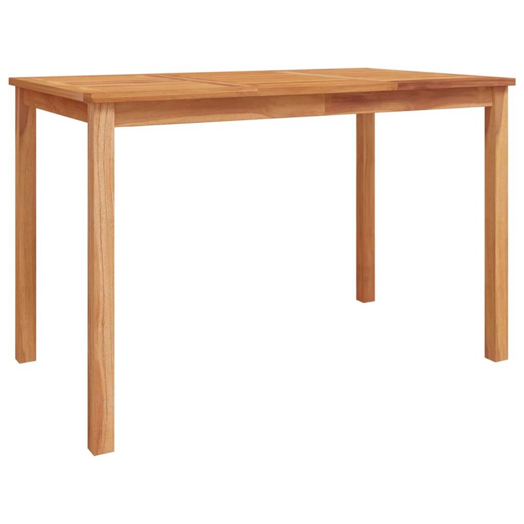 vidaXL 5 Piece Garden Dining Set Solid Wood Teak