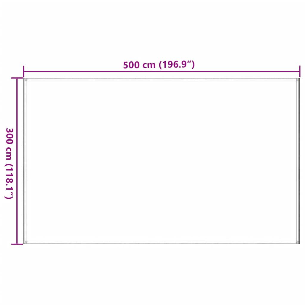vidaXL Tent Carpet 300x500 cm Anthracite
