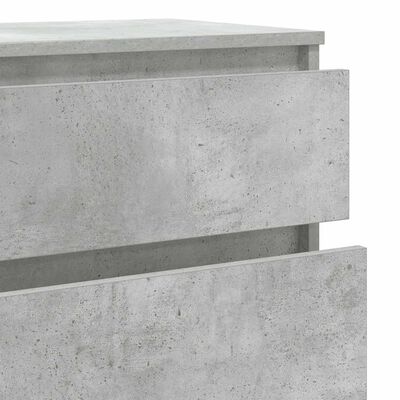 vidaXL Drawer Cabinet Concrete Grey 60x36x103 cm Engineered Wood, concrete grey vidaXL Drawer Cabinet Concrete Grey 60x36x103 cm Engineered Wood