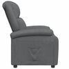 vidaXL Recliner Chair Grey Faux Leather