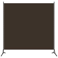 vidaXL 1-Panel Room Divider Brown 175x180 cm, brown vidaXL 1-Panel Room Divider Brown 175x180 cm