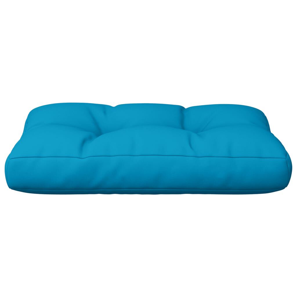 vidaXL Pallet Cushion Light Blue 50x40x12 cm Fabric