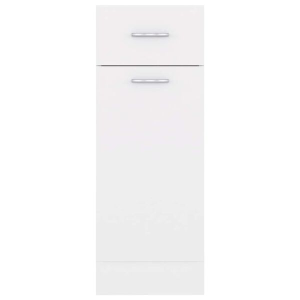 vidaXL Drawer Bottom Cabinet Lyon White 30x46x81.5 cm Engineered Wood