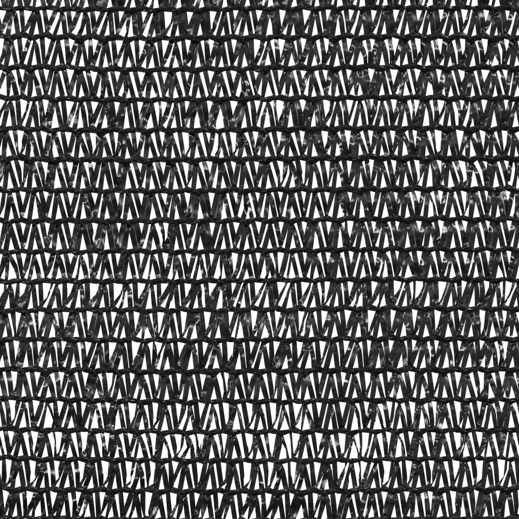 vidaXL Privacy Net Black 1x10 m HDPE 75 g/m²
